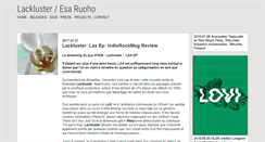 Desktop Screenshot of lackluster.org